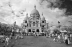 Sacre Coeur, Paris, France, in infrared